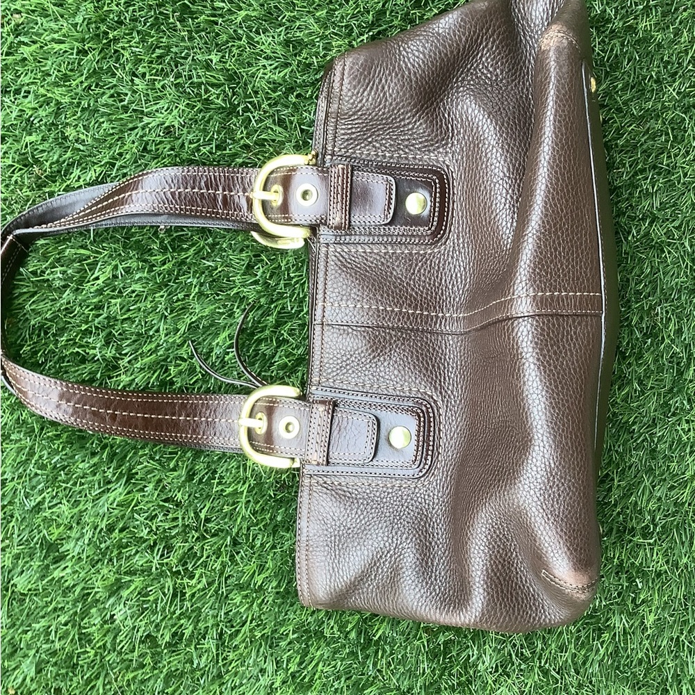 Coach Chocolate Leather Handbag